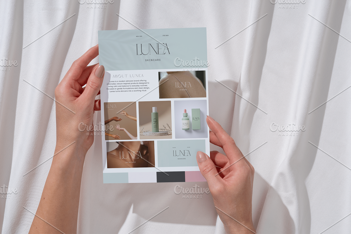 Skincare Brand Kit Canva Template