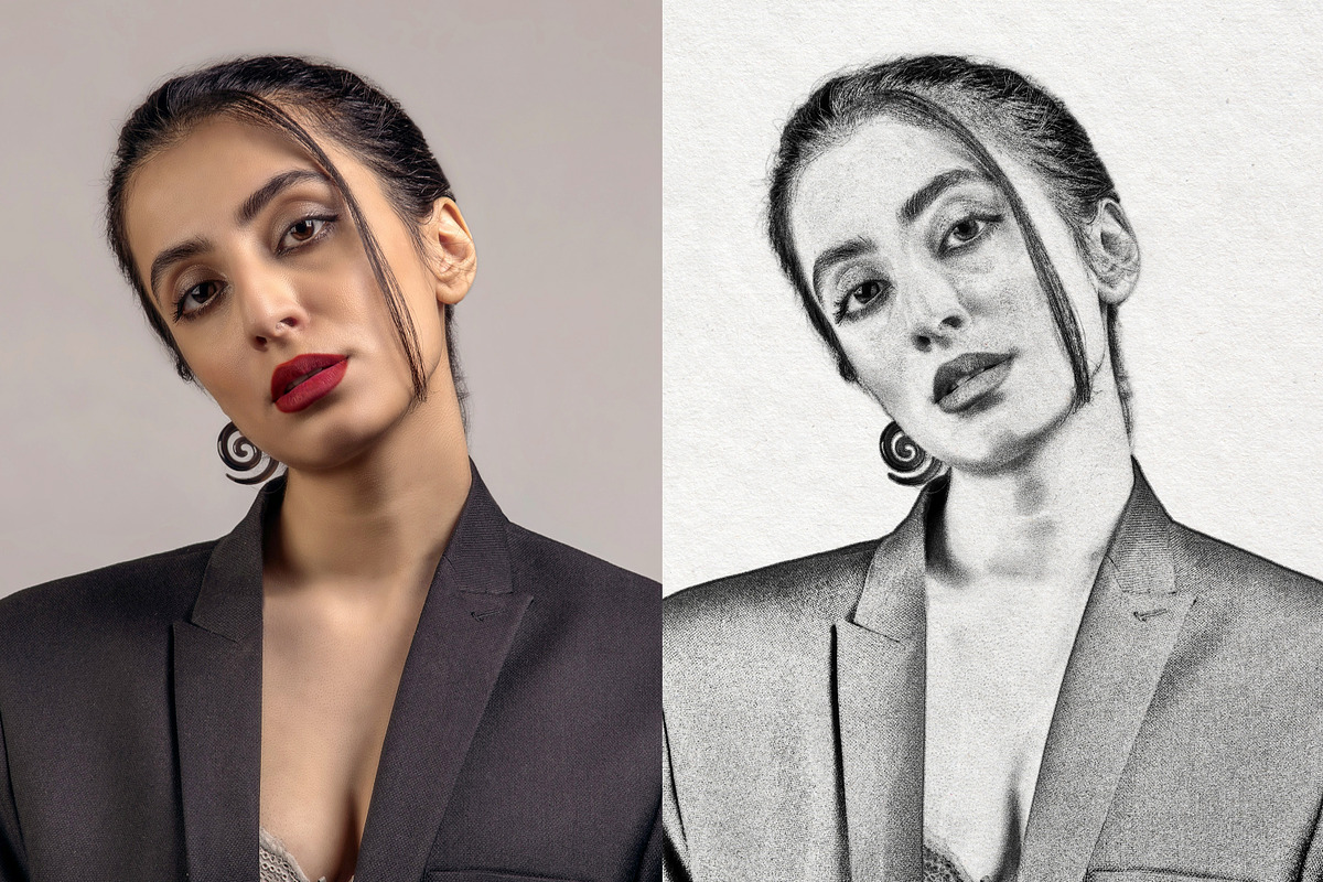 Pencil Sketch Effect Photoshop, an Action Add-On by liptouse (Photo 8 of 8)