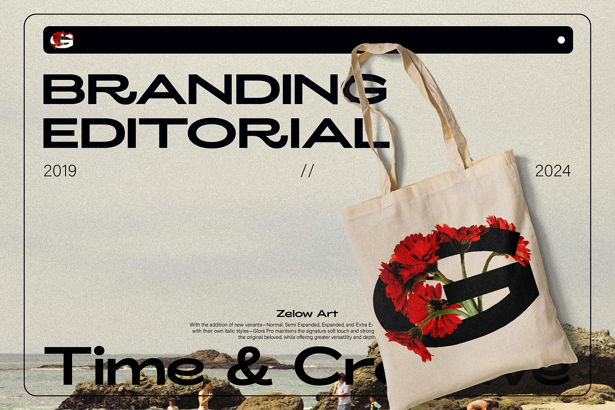 ZT Glora Pro - Variable / 56 Fonts, a Sans Serif Font by zelow type (Photo 7 of 15)