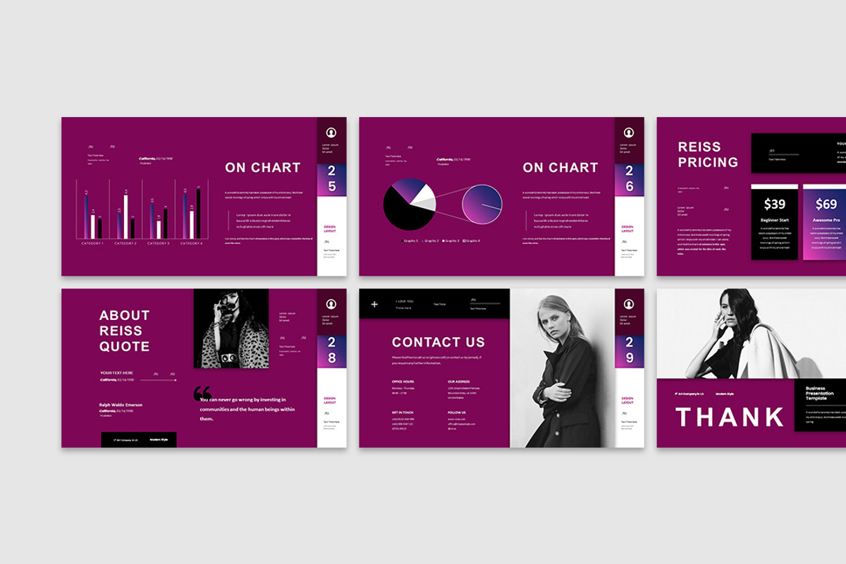 Reiss Presentation Template, a Presentation Template by Analogous Temp (Photo 5 of 5)