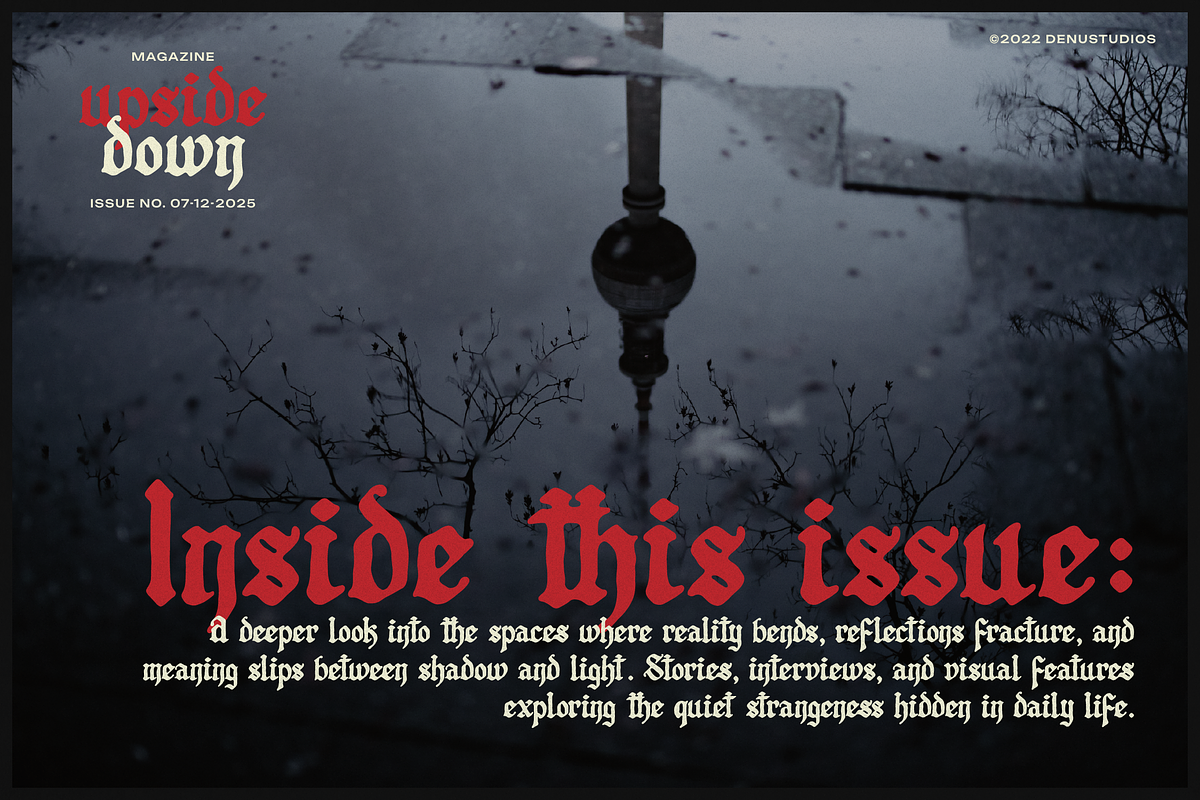 Xirstark | Blackletter Typeface, a Blackletter Font by Denustudios (Photo 7 of 12)