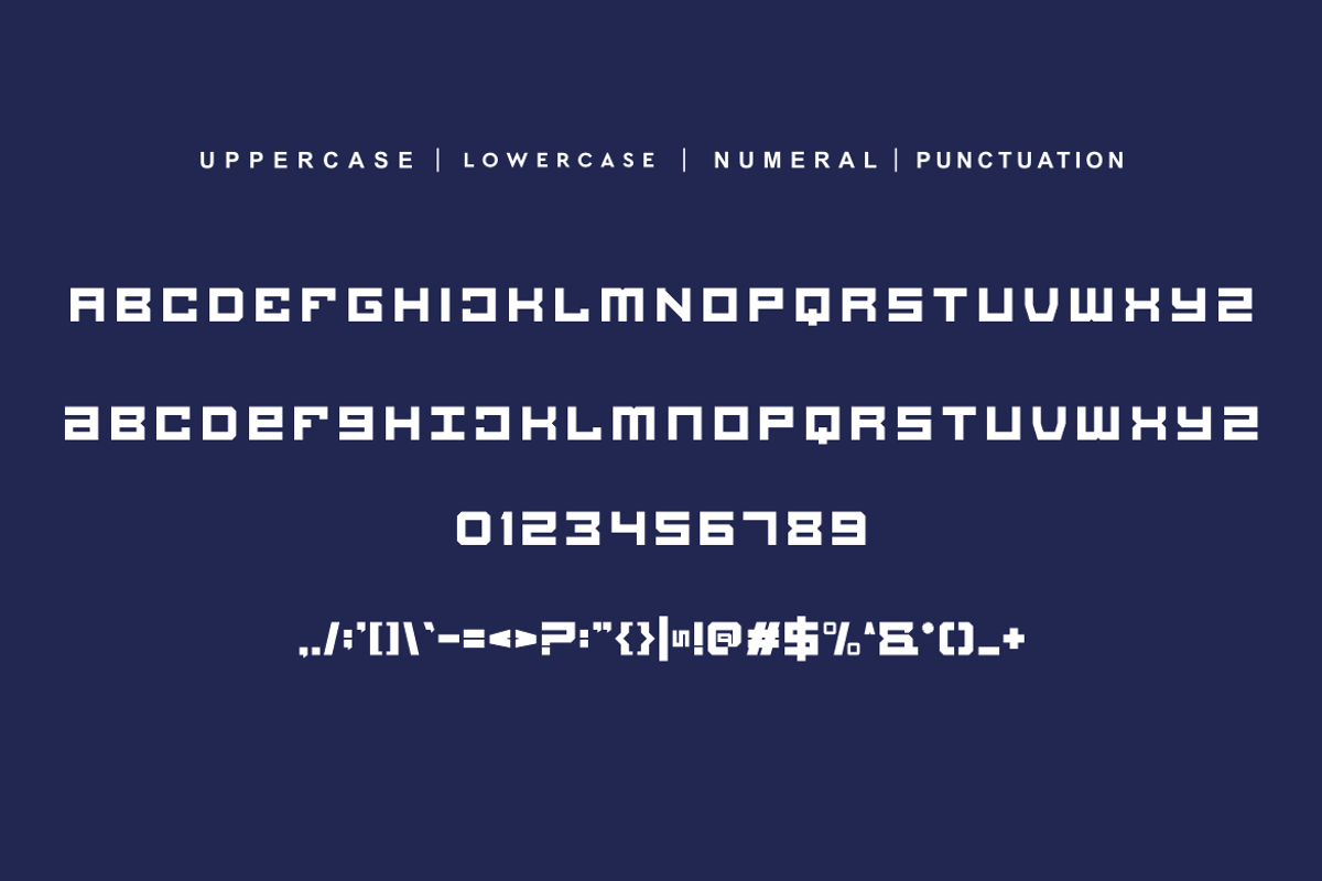 Space Rosius - Tech & Digital Font, a Sans Serif Font by QR Design Studio (Photo 5 of 6)
