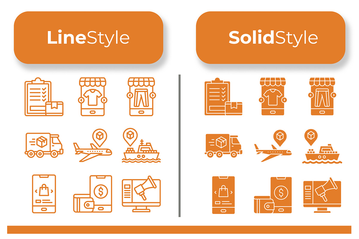 E-Commerce Icons vol 1, a Solid Icon by Tekuni (Photo 2 of 8)
