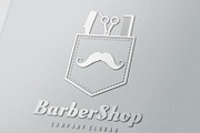 Barber Shop Logo, a Branding & Logo Template by rotree_man (Thumbnail 2 of 4)