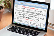 Pink Nightingale Script, a Script Font by Weblord (Thumbnail 6 of 7)