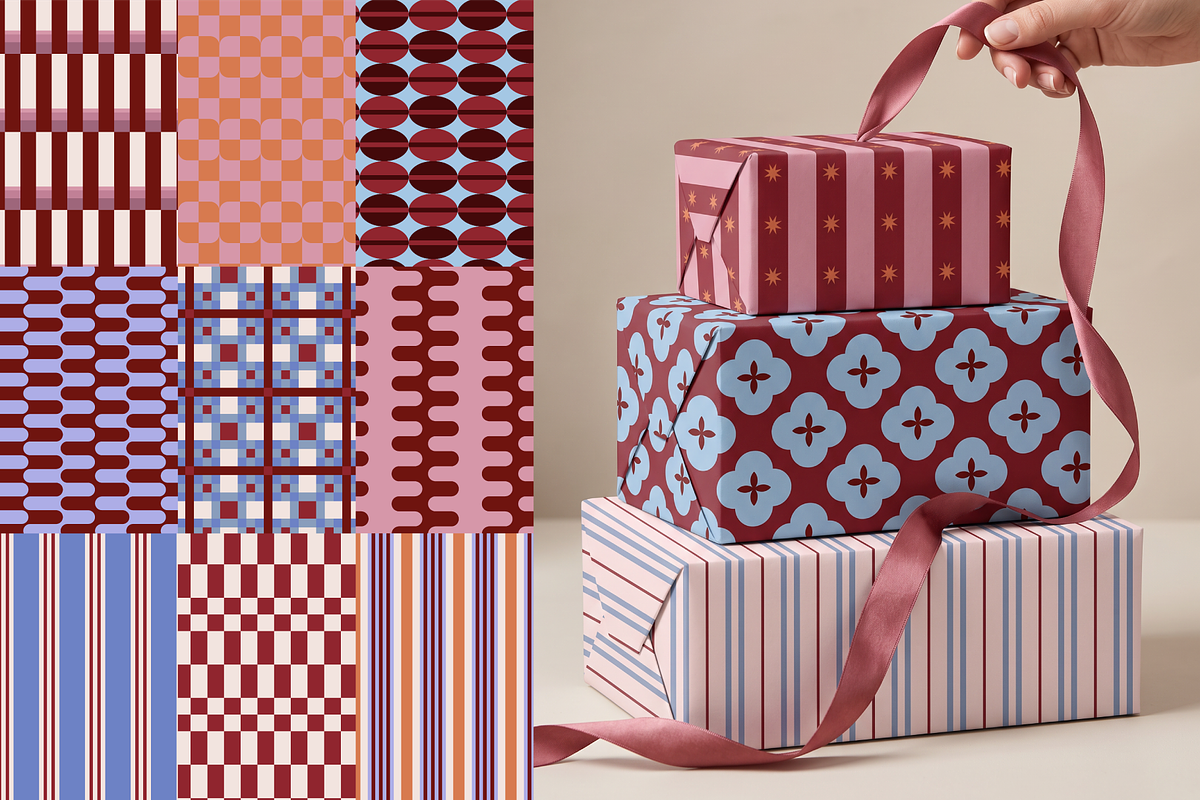 Geometric Patterns & Vector Frames, a Pattern Graphic by venimo (Photo 4 of 14)