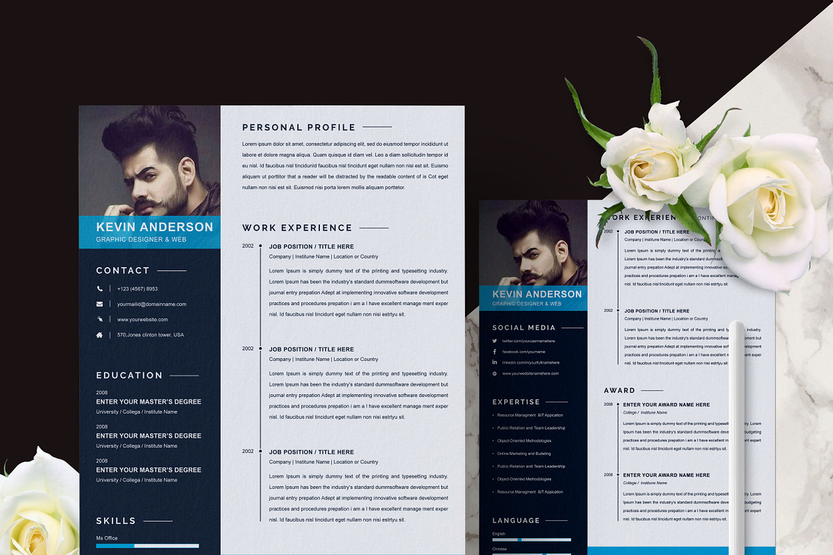 Resume Template, a Resume Template by X-Type (Photo 6 of 7)