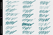 Marker brushes for Procreate, a Brush Add-On by Patternish (Thumbnail 4 of 4)