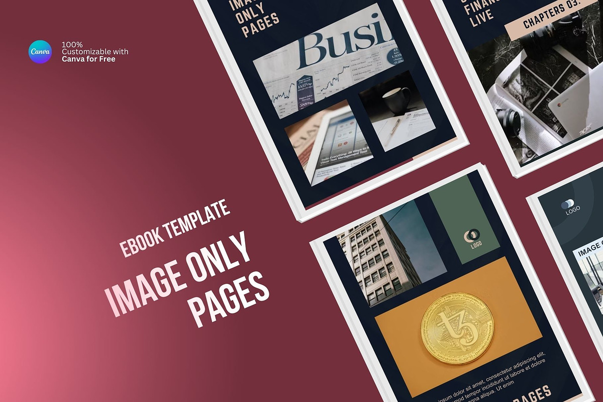 Green and Maroon Canva Ebook Template