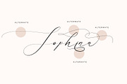 Flavinda Wedding Calligraphy Font, a Script Font by RantautypeStudio (Thumbnail 9 of 16)