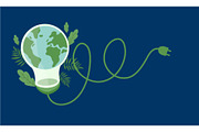 Earth day background vector, a Seasonal Illustration by foxndeer (Thumbnail 4 of 4)