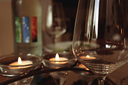 Wine glass stock photograph