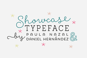 Showcase - Family 50% off, a Script Font by Latinotype