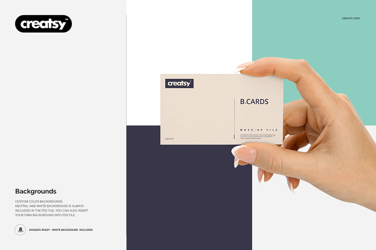Business Cards Mockup Hands Edition, a Business Card Template by creatsy5 (Photo 15 of 16)