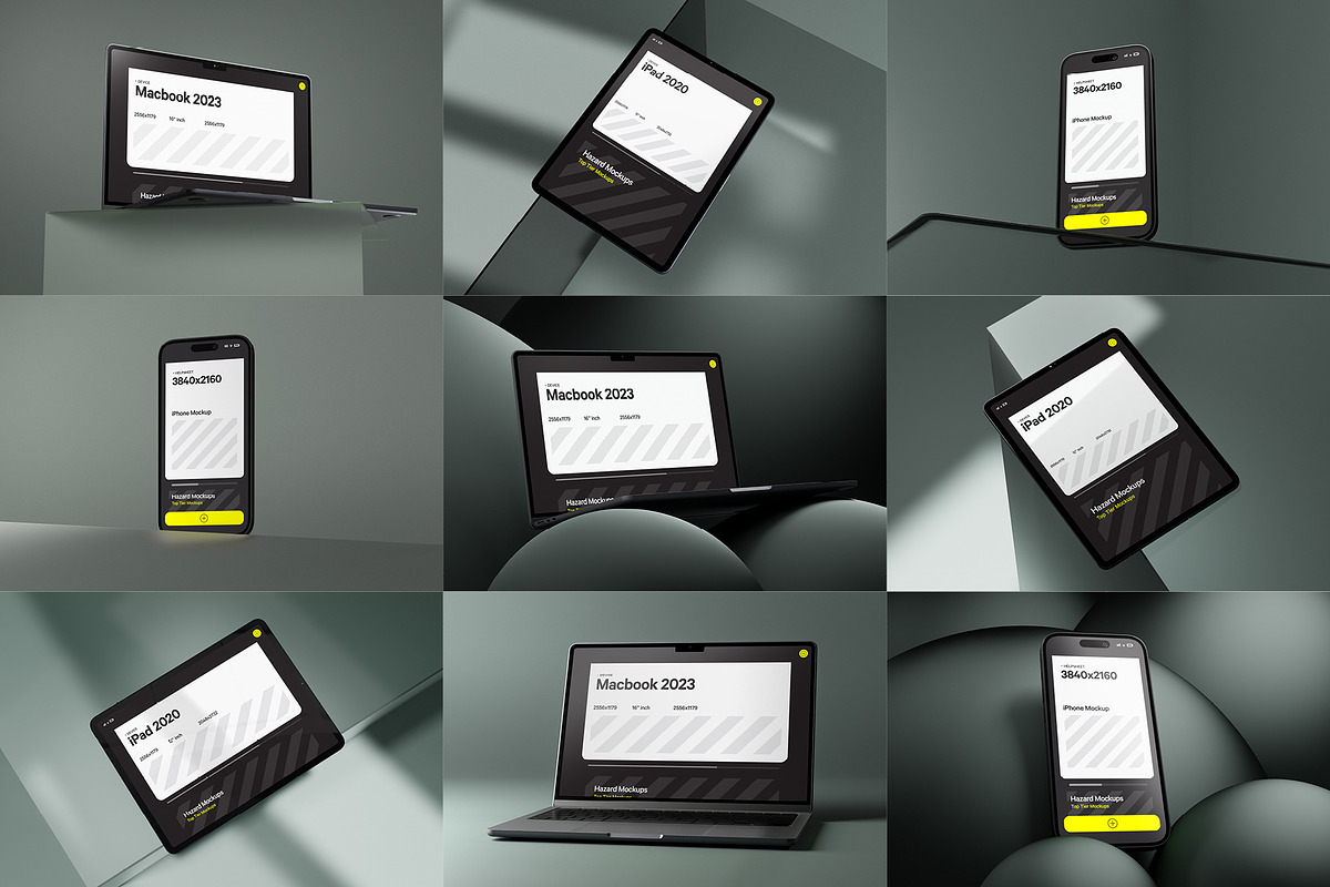 Macbook 2023 Mockup, a Mac Mockup by HAZARD MOCKUPS (Photo 7 of 8)