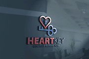 Heart Key Logo, a Branding & Logo Template by Creative Dezing (Thumbnail 4 of 5)