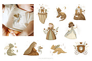 Fairytale - magic clipart & patterns, an Animal Illustration by polikarpovaart (Thumbnail 4 of 16)