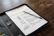 4 Page Resume Template | Word and In, a Resume Template by Scribbled Napkin Design (Thumbnail 1 of 5)