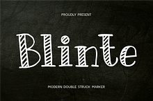 Blinte - Doublestruck Serif
