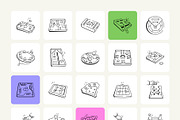 Board Game Doodle, an Outline Icon by Vectors Market (Thumbnail 8 of 8)