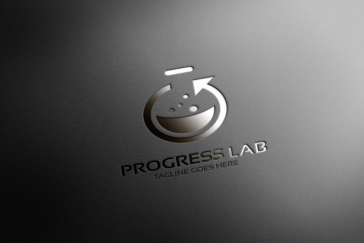 Progress Lab Logo, a Branding & Logo Template by CAIRON CREATIVESTUDIO