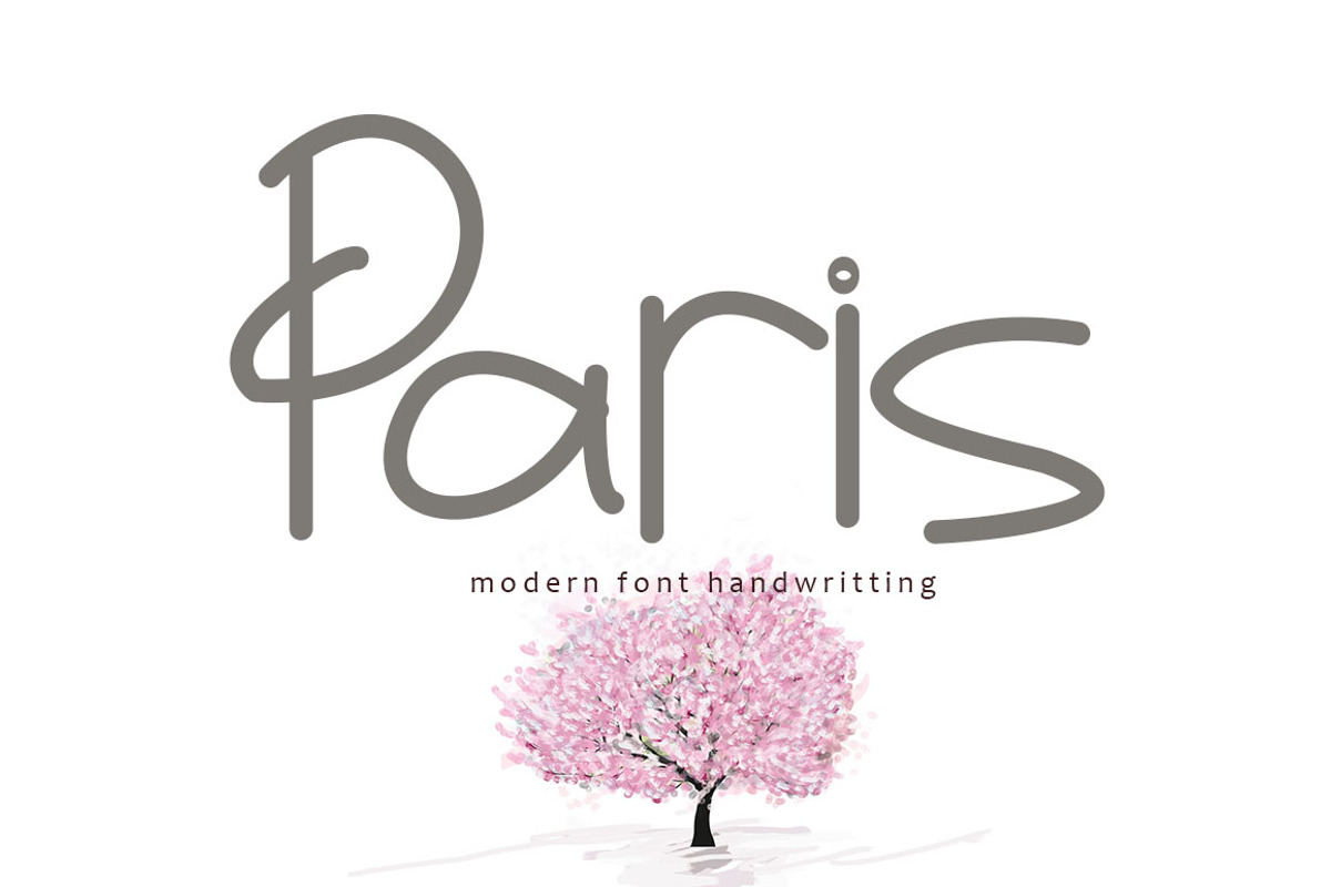 Paris, a Serif Font by Roni Studio (Photo 1 of 5)