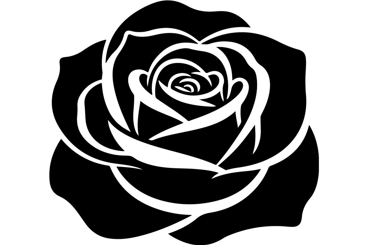 Rose Flower Silhouette Vector Bundle, an Illustration by Designer_Momina (Photo 2 of 21)