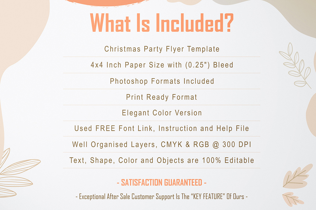 Christmas Party Flyer, a Flyer Template by DesignDevisers (Photo 8 of 8)