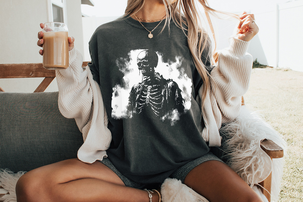 Emerging Skeleton PNG, Haunting Mist, an Illustration by SharpMarketplace