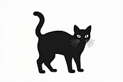 Elegant Cat  Silhouette Bundle, a Graphic by hafijul (Thumbnail 9 of 11)