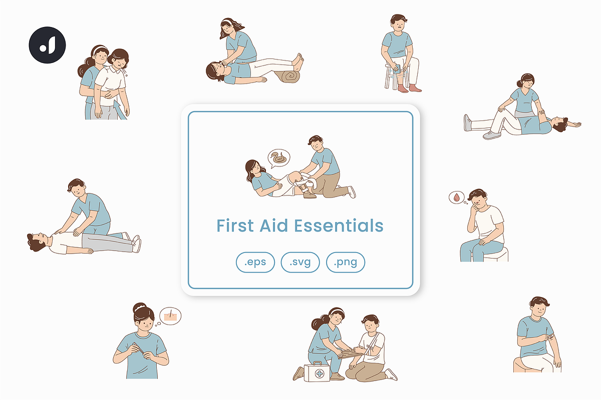 First Aid Essentials Illustration, an Object Graphic by Jump Studio (Photo 1 of 12)