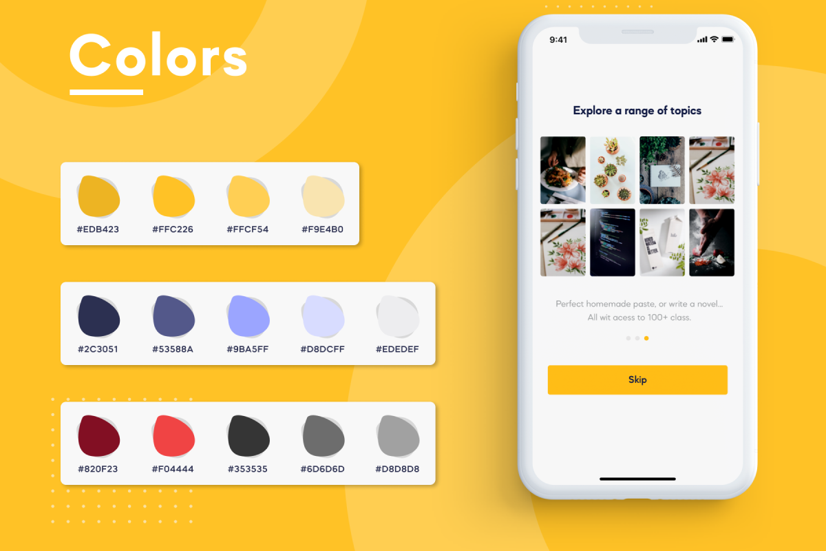Edupi - E-Learning App Design UI Kit, an App Template by Capi Product (Photo 4 of 6)