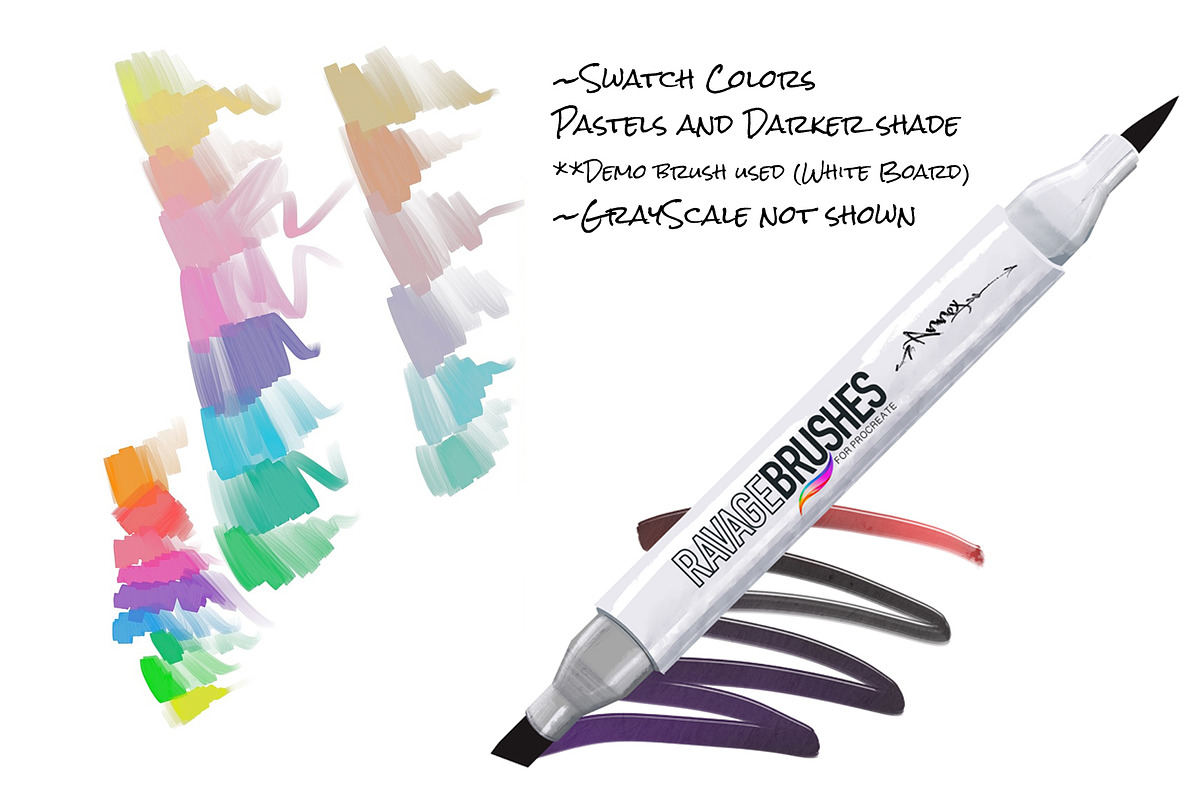 Ravage Procreate Brushes, a Brush Add-On by Annex1 (Photo 2 of 2)