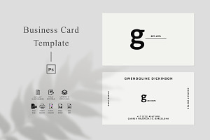 Minimal Business Card - Vol.06