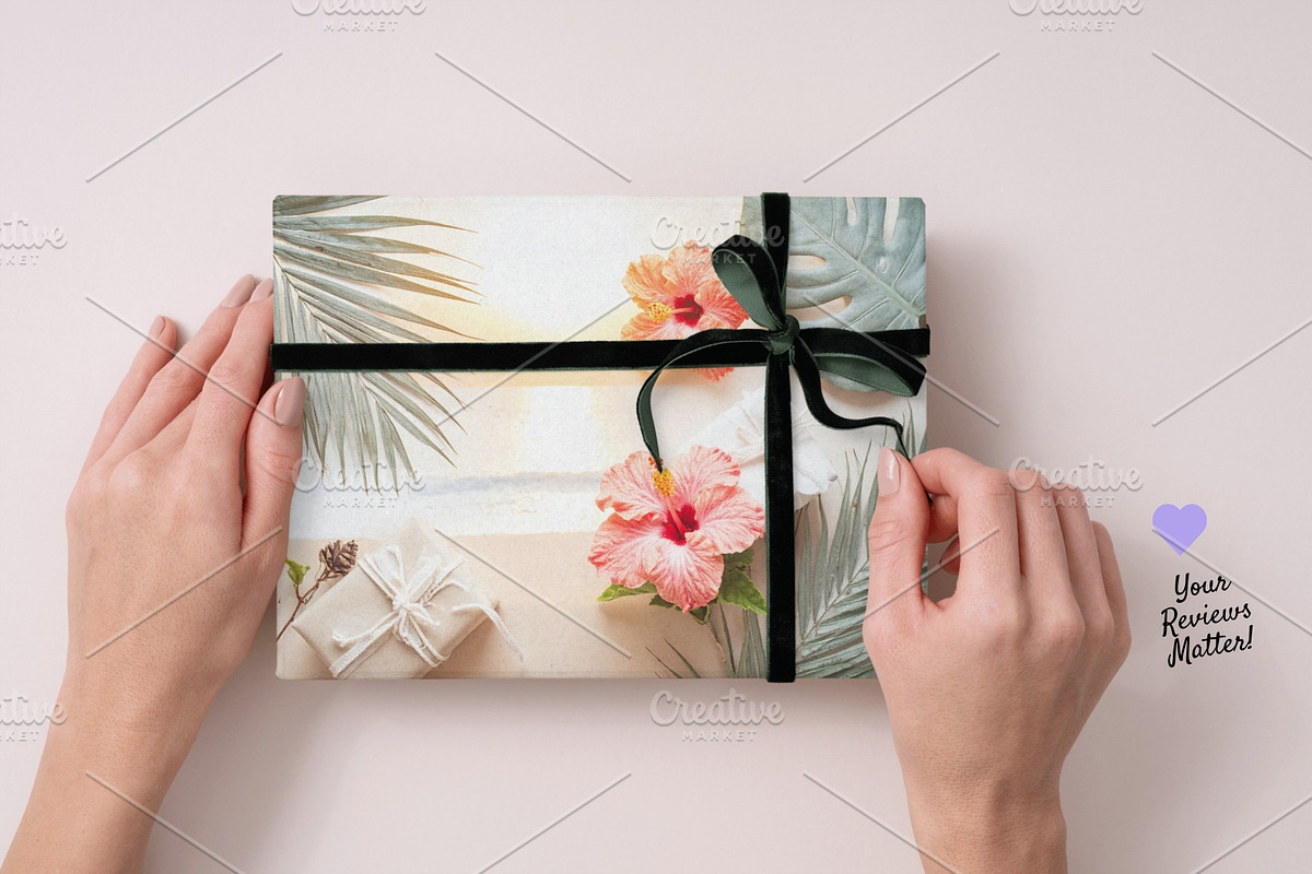 Tropical Beach & Sunset Backgrounds, a Wallpaper Photo by Design Chic Studio (Photo 4 of 4)