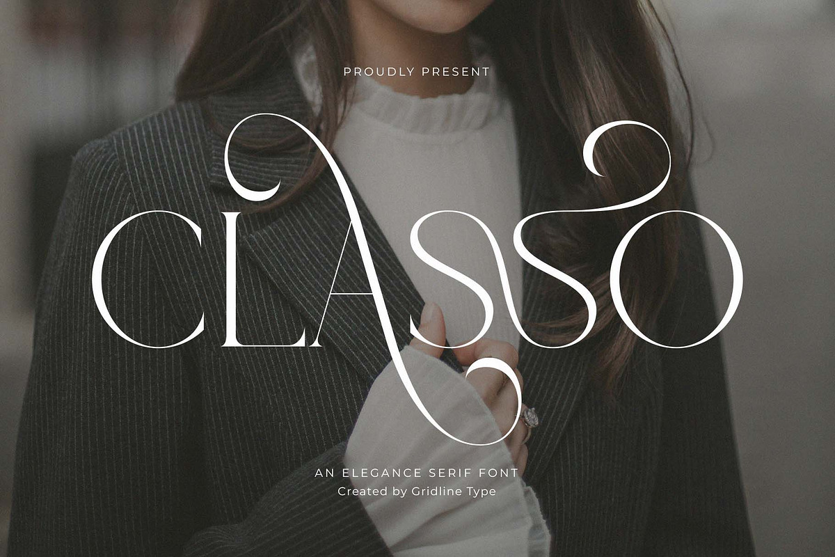 Classo - An Elegance Serif Font, a Serif Font by GridlineType (Photo 1 of 10)
