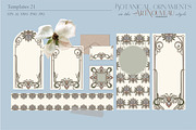 Botanical ornaments in the Art Nouve, a Pattern Graphic by Collection by VY (Thumbnail 8 of 9)