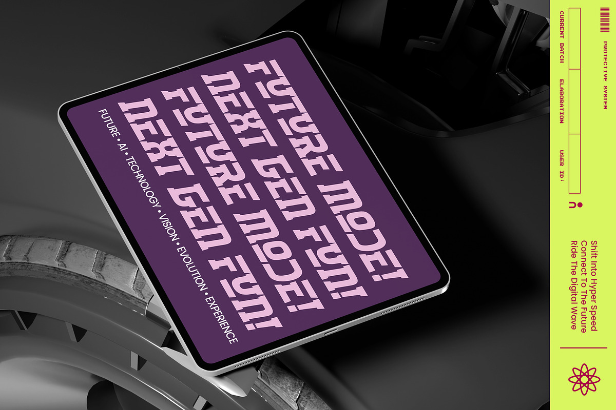 Quantum Orbitals Signal, a Sans Serif Font by timelesstype.co (Photo 4 of 15)