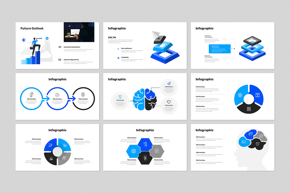 Annual Report Presentation Template, a Presentation Template by GenerousArt (Photo 5 of 8)