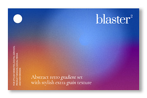 BLASTER Retro Gradient Textures