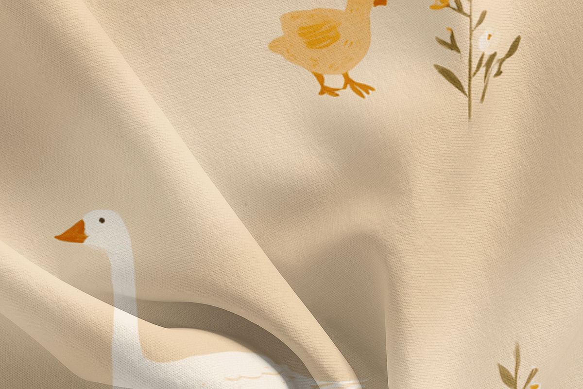 Cute Goose and Duck Seamless Pattern, a Pattern Graphic by Pati Charm Studio (Photo 6 of 7)