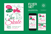 Ice Skating Flyer, a Flyer Template by graphicook (Thumbnail 1 of 3)