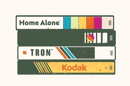 90's VHS Movies Home Alone poster