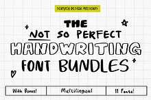 Not So Perfect Handwriting Bundles
