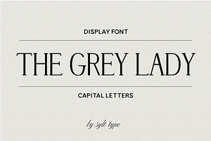 The Grey Lady Nantucket Display Font