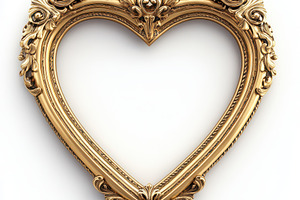 Golden heart shaped picture frame il, a Beauty & Fashion Photo by Pixeness Studio