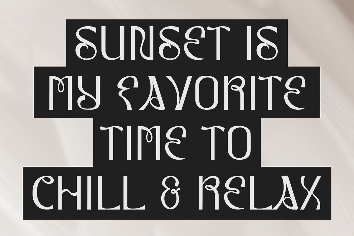 Lynoile Sans Serif Display Font, a Font by Maulana Creative (Photo 3 of 7)