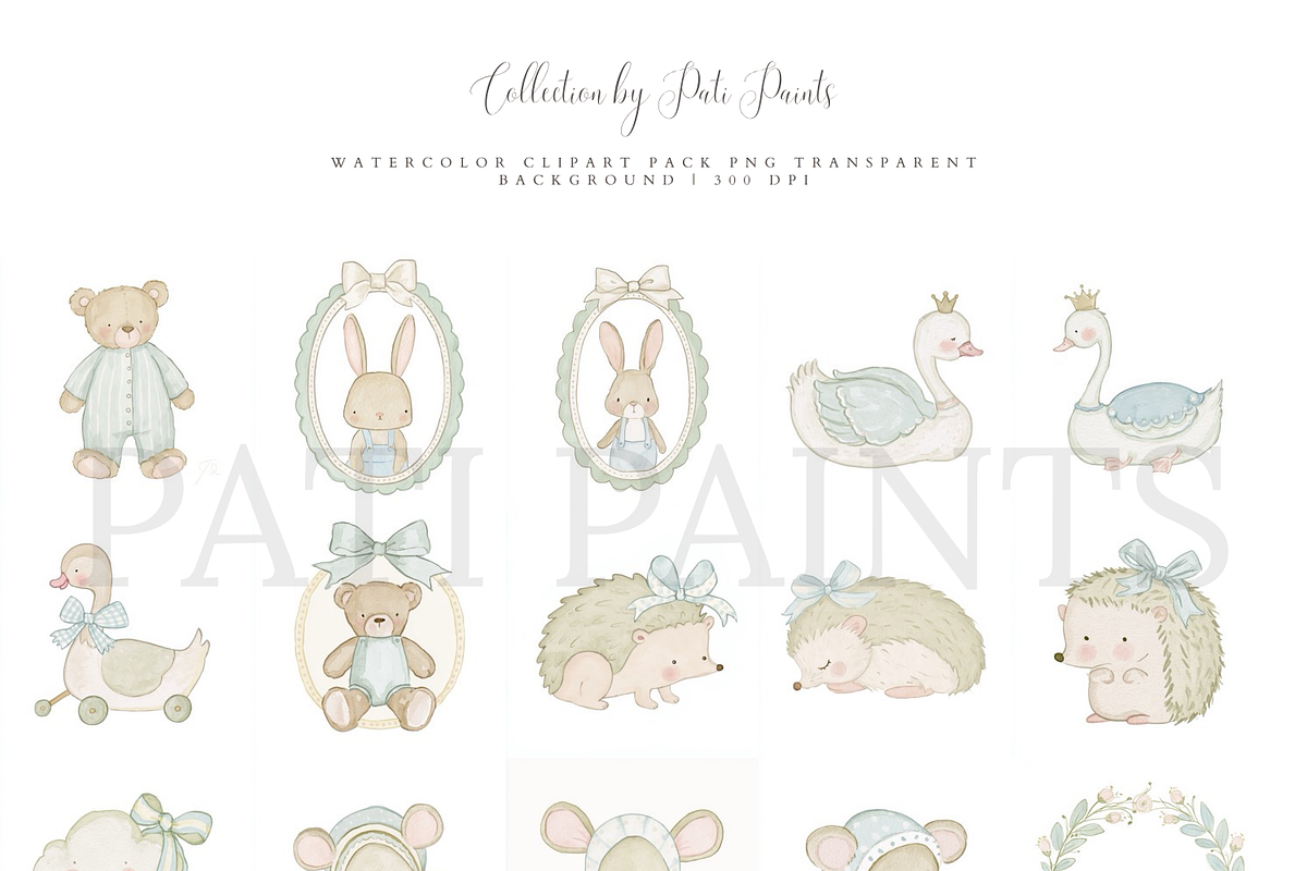 Baby Shower Nursery Clipart, an Object Graphic by Pati Paints (Photo 10 of 12)