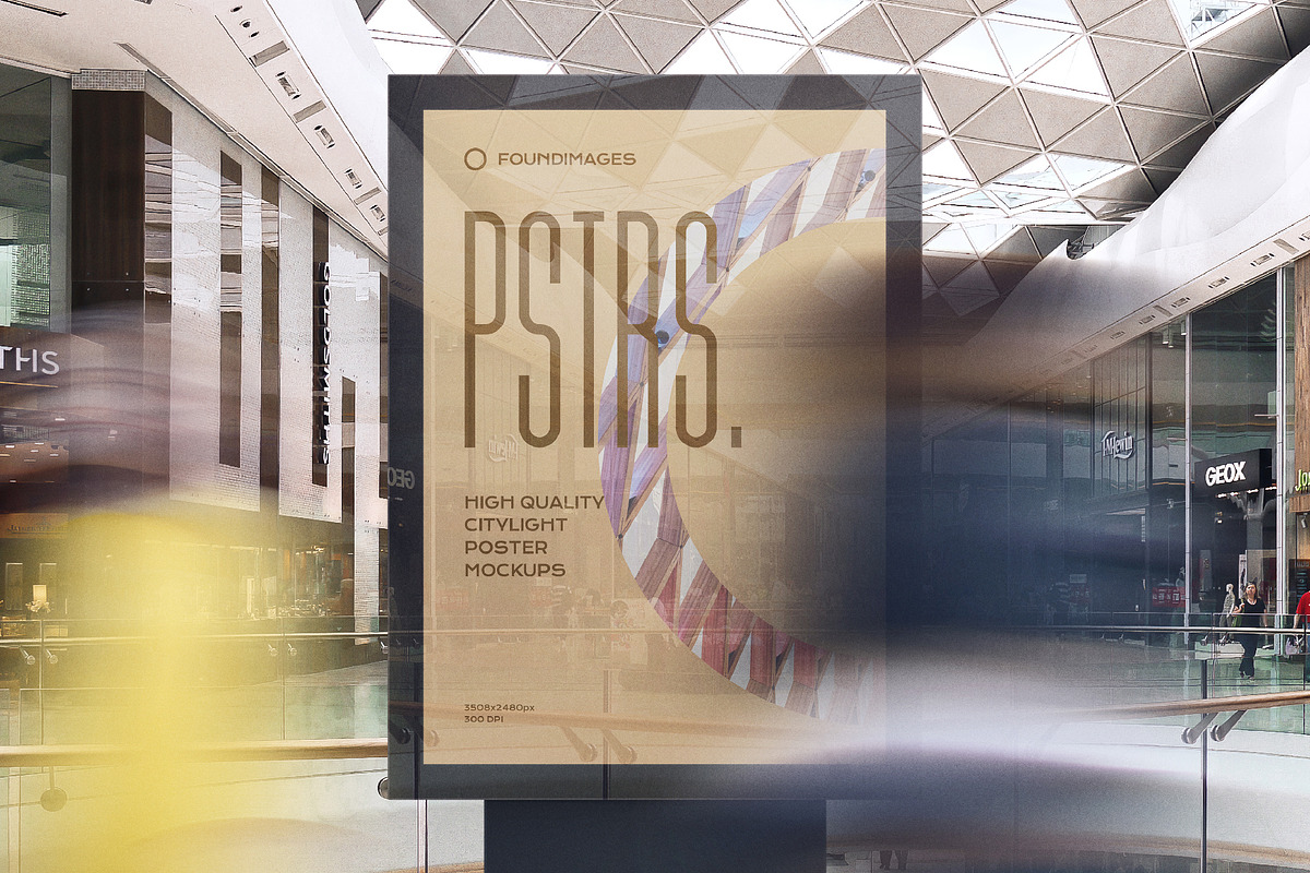 Poster outdoor indoor mockup bundle, an Advertising Mockup by FoundImages (Photo 23 of 64)