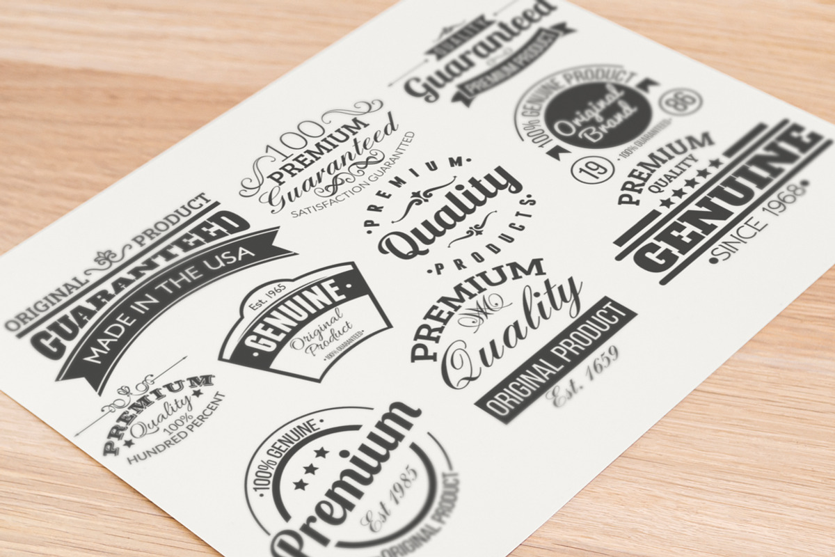 10 Retro Labels, a Branding & Logo Template by Arys Design (Photo 3 of 4)